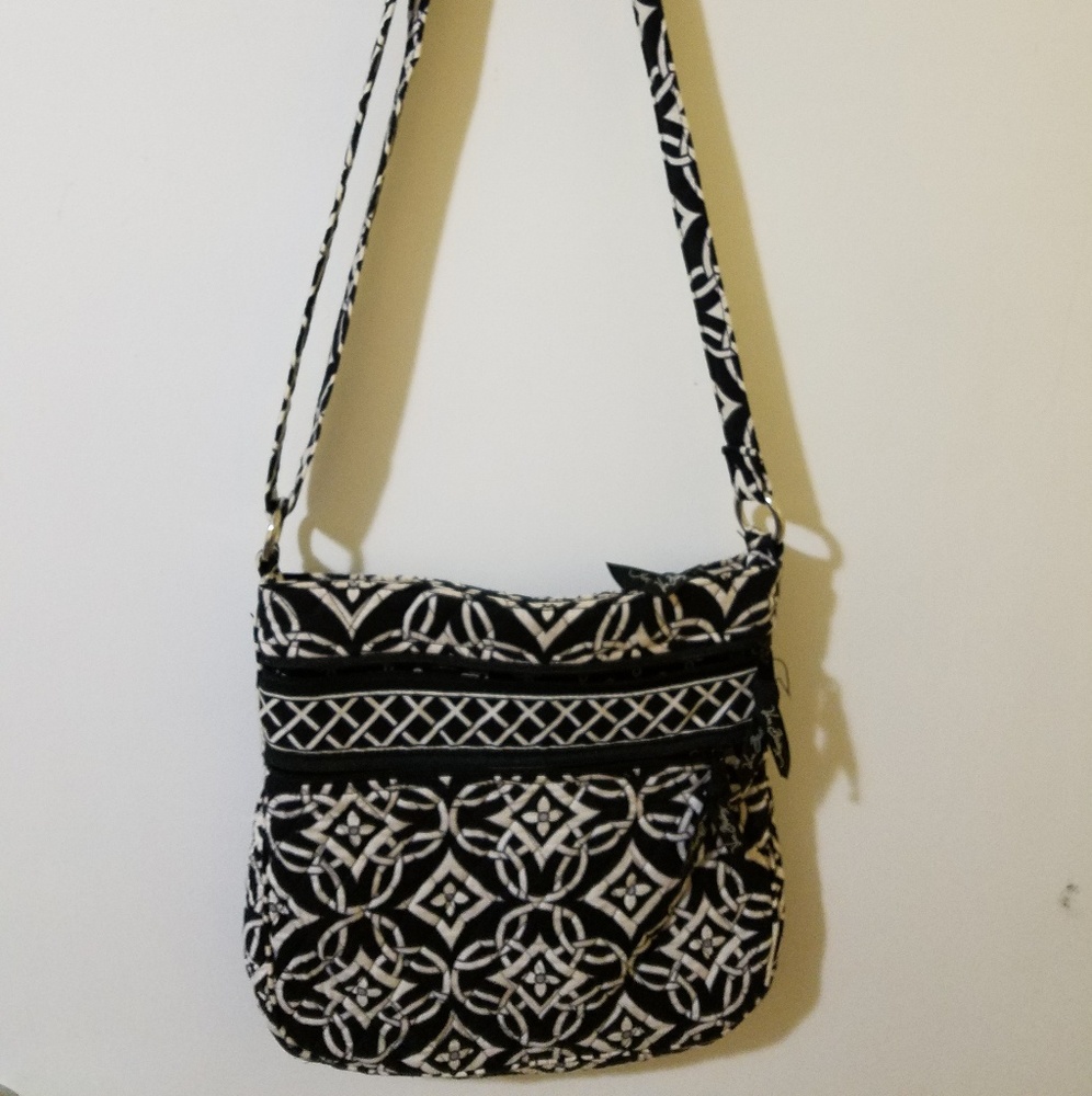 Vera Bradley Triple Zip Hipster Crossbody